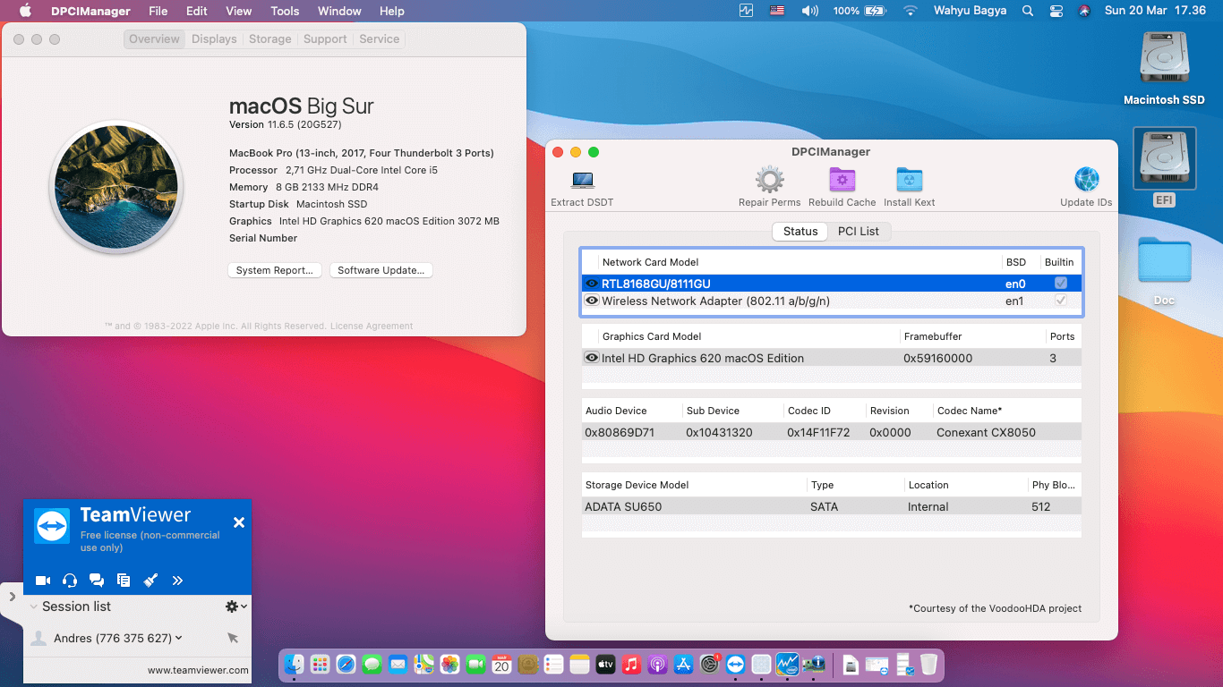 Asus A456UR GA092D [KabyLake   Intel HD 620 + I2C]   OpenCore 1